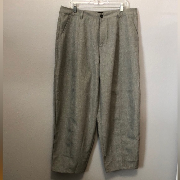 NEW Zanzea pants Women's XXXL gray tweed lightweight polyester trousers NWT - Picture 13 of 13